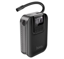 Автомобільний насос HOCO S53 Breeze portable smart air pump Black (6931474750136) 