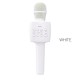 Портативна колонка HOCO BK5 Cantando karaoke microphone White (6931474742292)