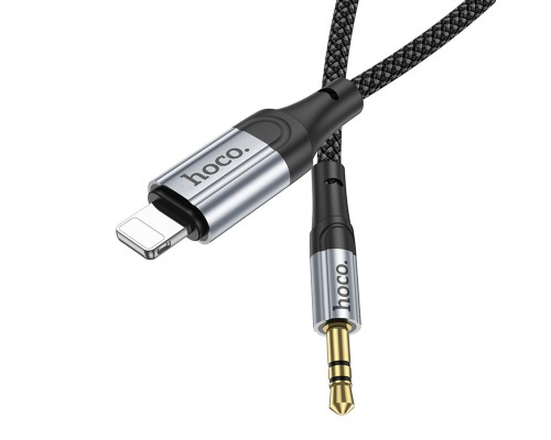 Аудiокабель HOCO UPA26 Fresh digital audio conversion cable iP Black (6942007608817) Аудiокабель HOCO UPA26 Fresh digital audio conversion cable iP Black (6942007608817)