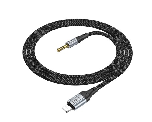 Аудiокабель HOCO UPA26 Fresh digital audio conversion cable iP Black (6942007608817) Аудiокабель HOCO UPA26 Fresh digital audio conversion cable iP Black (6942007608817)