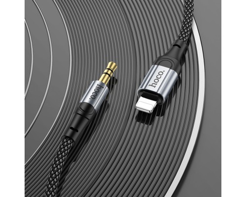 Аудiокабель HOCO UPA26 Fresh digital audio conversion cable iP Black (6942007608817) Аудiокабель HOCO UPA26 Fresh digital audio conversion cable iP Black (6942007608817)