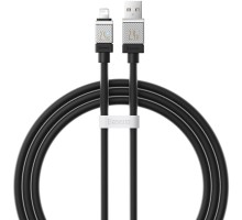 Кабель Baseus CoolPlay Series Fast Charging Cable USB to iP 2.4A 1m Black (CAKW000401)