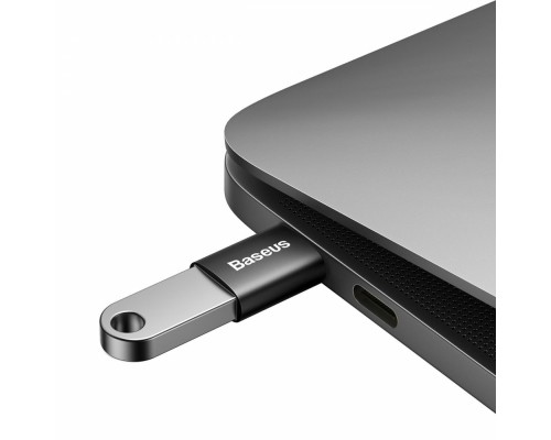Адаптер Baseus Ingenuity Series Mini OTG Adaptor Type-C to USB-A 3.1 Black (ZJJQ000001) 