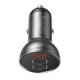 Автомобільний зарядний пристрій Baseus Digital Display Dual USB 4.8A Car Charger 24W Grey (CCBX-0G)