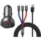 Автомобільний зарядний пристрій Baseus Digital Display Dual USB 4.8A Car Charger 24W Grey (CCBX-0G)