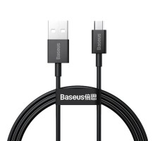 Кабель Baseus Superior Series Fast Charging Data Cable USB to Micro 2A 2m Black (CAMYS-A01)