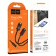 Аудiокабель HOCO UPA28 3.5 double lotus RCA audio cable Black (6942007607759)