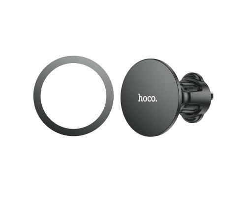 Автотримач для телефона HOCO H12 Fine jade ring magnetic car holder(air outlet) Black (6931474794505) Автотримач для телефона HOCO H12 Fine jade ring magnetic car holder(air outlet) Black (6931474794505)
