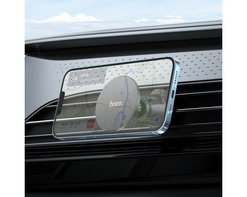 Автотримач для телефона HOCO H12 Fine jade ring magnetic car holder(air outlet) Black (6931474794505) Автотримач для телефона HOCO H12 Fine jade ring magnetic car holder(air outlet) Black (6931474794505)