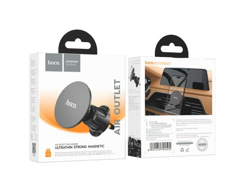 Автотримач для телефона HOCO H12 Fine jade ring magnetic car holder(air outlet) Black (6931474794505) Автотримач для телефона HOCO H12 Fine jade ring magnetic car holder(air outlet) Black (6931474794505)