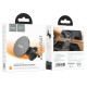 Автотримач для телефона HOCO H12 Fine jade ring magnetic car holder(air outlet) Black (6931474794505)