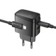 Мережевий зарядний пристрій HOCO CS61A Bright PD30W+QC3.0 charger set (C to iP)(EU) Black (6942007638432)