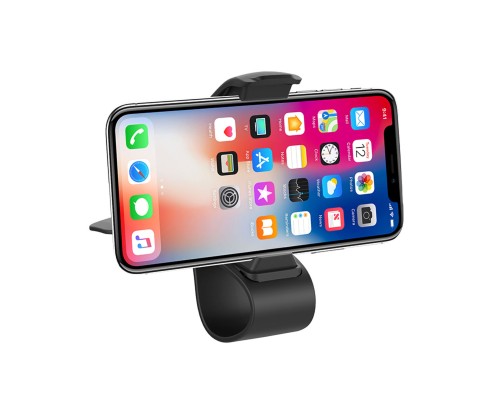Тримач для мобільного HOCO CA50 In-car dashboard phone holder Black (6931474704344) Тримач для мобільного HOCO CA50 In-car dashboard phone holder Black (6931474704344)