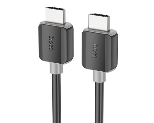 Кабель HOCO US08 HDTV 2.0 male-to-male 4K HD data cable(L=2M) Black (6931474799395)