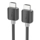 Кабель HOCO US08 HDTV 2.0 male-to-male 4K HD data cable(L=2M) Black (6931474799395)