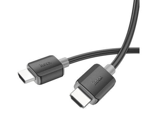 Кабель HOCO US08 HDTV 2.0 male-to-male 4K HD data cable(L=2M) Black (6931474799395)