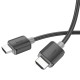 Кабель HOCO US08 HDTV 2.0 male-to-male 4K HD data cable(L=2M) Black (6931474799395)