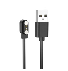 Бездротовий зарядний пристрій для смарт-годинника HOCO Y20 Smart sports watch charging cable Black Black (6942007619424)