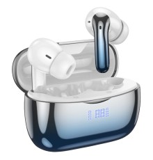 Бездротові навушники HOCO EQ16 Shine true wireless ANC+ENC Noise Reduction BT headset Blue glaze (6942007619127)