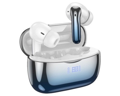Бездротові навушники HOCO EQ16 Shine true wireless ANC+ENC Noise Reduction BT headset Blue glaze (6942007619127)
