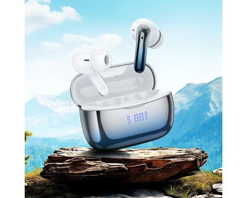 Бездротові навушники HOCO EQ16 Shine true wireless ANC+ENC Noise Reduction BT headset Blue glaze (6942007619127)