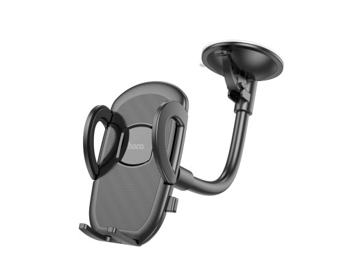 Автотримач для телефона HOCO H10 General car holder(windshield) Black (6931474791580) Автотримач для телефона HOCO H10 General car holder(windshield) Black (6931474791580)