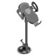 Автотримач для телефона HOCO H10 General car holder(windshield) Black (6931474791580)