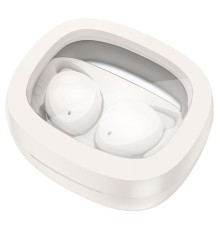 Бездротові навушники HOCO EW65 Shadow true wireless sleep BT headset Milky white (6942007623582)