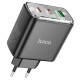 Мережевий зарядний пристрій HOCO CS44A Smart PD65W(2C1A) charger(EU) Black (6942007620864)