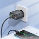 Мережевий зарядний пристрій HOCO CS44A Smart PD65W(2C1A) charger(EU) Black (6942007620864)