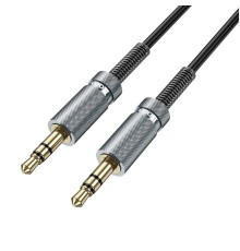Аудiокабель HOCO UPA31 Cindy spring audio cable AUX 3m Black (6942007631235)