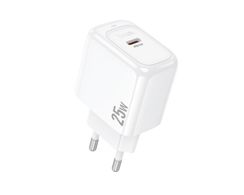 Мережевий зарядний пристрій HOCO CS53A Surplus single port PD25W charger White (6942007631488) Мережевий зарядний пристрій HOCO CS53A Surplus single port PD25W charger White (6942007631488)