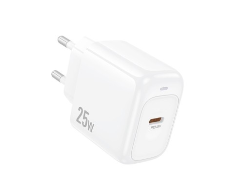 Мережевий зарядний пристрій HOCO CS53A Surplus single port PD25W charger White (6942007631488) Мережевий зарядний пристрій HOCO CS53A Surplus single port PD25W charger White (6942007631488)