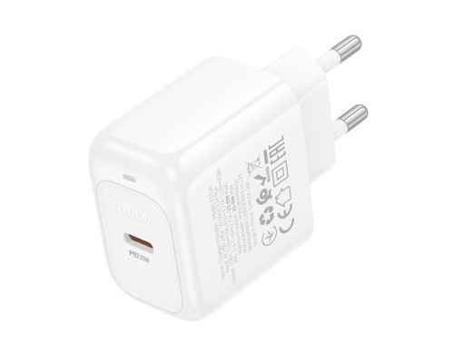 Мережевий зарядний пристрій HOCO CS53A Surplus single port PD25W charger White (6942007631488) Мережевий зарядний пристрій HOCO CS53A Surplus single port PD25W charger White (6942007631488)