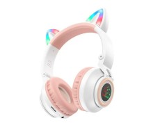 Бездротові навушники BOROFONE BO18 Cat ear BT headphones White (6974443384956)