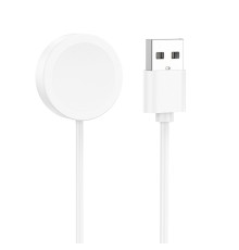 Бездротовий зарядний пристрій для смарт-годинника BOROFONE BD6 Smart sports watch charging cable White (6941991110443)