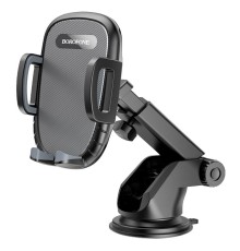 Автотримач для телефона BOROFONE BH53 Windy center console car holder Black Grey (6931474751867)