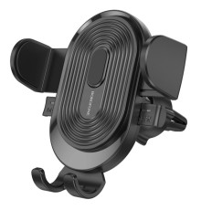 Автотримач для телефона BOROFONE BH84 Experience one-button car holder(air outlet) Black (BH84B)