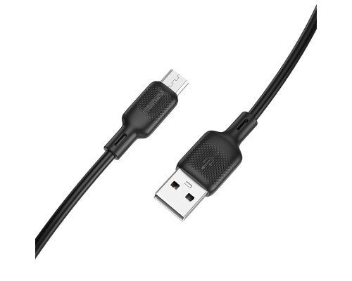 Кабель BOROFONE BX113 Lenny silicone charging data cable Micro(L=2M) Black (6941991115493) Кабель BOROFONE BX113 Lenny silicone charging data cable Micro(L=2M) Black (6941991115493)