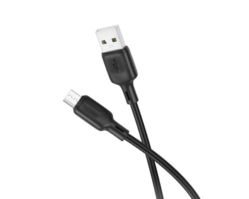 Кабель BOROFONE BX113 Lenny silicone charging data cable Micro(L=2M) Black (6941991115493) Кабель BOROFONE BX113 Lenny silicone charging data cable Micro(L=2M) Black (6941991115493)