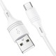 Кабель BOROFONE BX43 USB to Type-C 3A, 1m, PVC, PVC connectors, White (6931474735607)