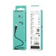 Кабель BOROFONE BX16 USB to Type-C 2A, 1m, PVC, TPE connectors, Black (6957531099475)