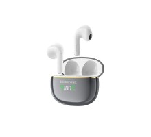 Бездротові навушники BOROFONE BW30 Cheerful true wireless BT headset Bright Metal Gray (6974443389210)