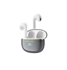 Бездротові навушники BOROFONE BW30 Cheerful true wireless BT headset Bright Metal Gray (6974443389210)