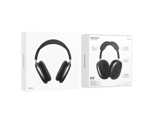 Бездротові навушники BOROFONE BO22 Elegant BT headphones Space Gray (6941991101687) Бездротові навушники BOROFONE BO22 Elegant BT headphones Space Gray (6941991101687)