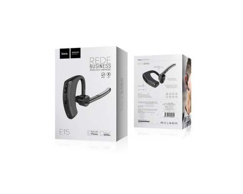 Bluetooth гарнітура HOCO E15 Rede business wireless earphone Black (6957531055891) Bluetooth гарнітура HOCO E15 Rede business wireless earphone Black (6957531055891)