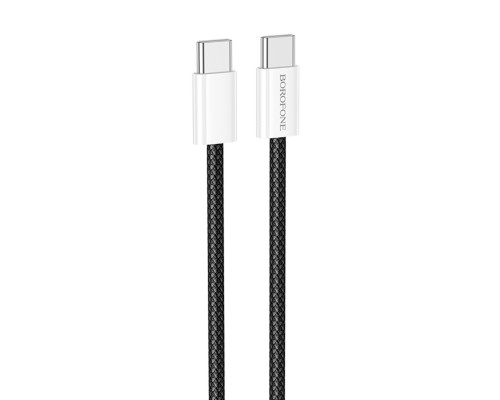 Кабель BOROFONE BX103 Original 60W charging data cable Type-C to Type-C Black (6941991109485) Кабель BOROFONE BX103 Original 60W charging data cable Type-C to Type-C Black (6941991109485)