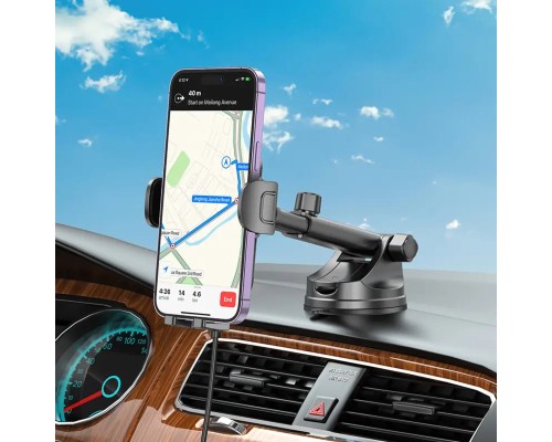 Автотримач для телефона з БЗП BOROFONE BH203 Blue Charm wireless fast charging car holder(center console) (BH203) Автотримач для телефона з БЗП BOROFONE BH203 Blue Charm wireless fast charging car holder(center console) (BH203)