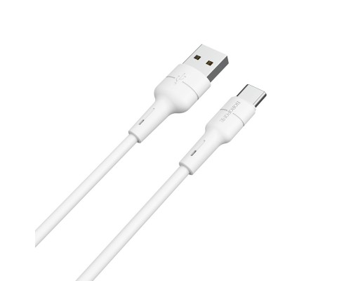 Кабель BOROFONE BX30 USB to Type-C, 3A, 1m, silicone, TPE connectors, White (6931474706935) Кабель BOROFONE BX30 USB to Type-C, 3A, 1m, silicone, TPE connectors, White (6931474706935)