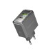 Мережевий зарядний пристрій BOROFONE BAS32A Treasure PD30W+QC3.0 charger(EU) Black (6941991110641)